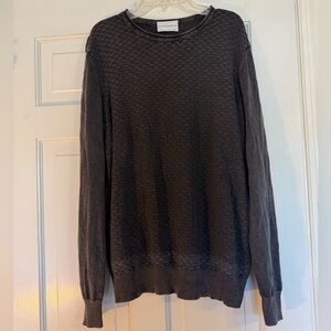 Cartabianca textured diamond knit sweater size large